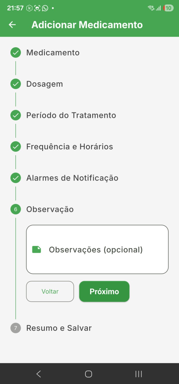 Etapa Observação